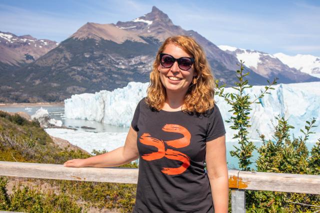 Sme opäť v národnom parku. Los Glaciares. Za chrbtom sa nám odl