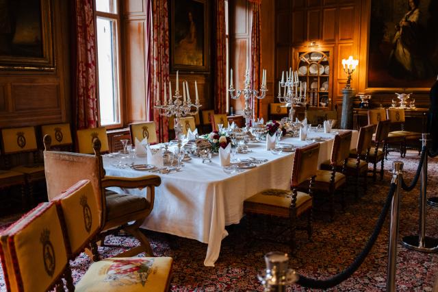 Dunrobin castle má prekrásny interiér, všetko tu vyzerá tak, ak