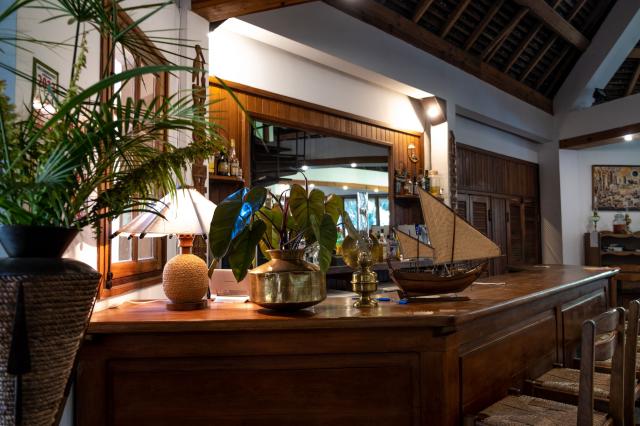 Interiér recepcie našej lodge v národnom parku Andasibe. foto: 