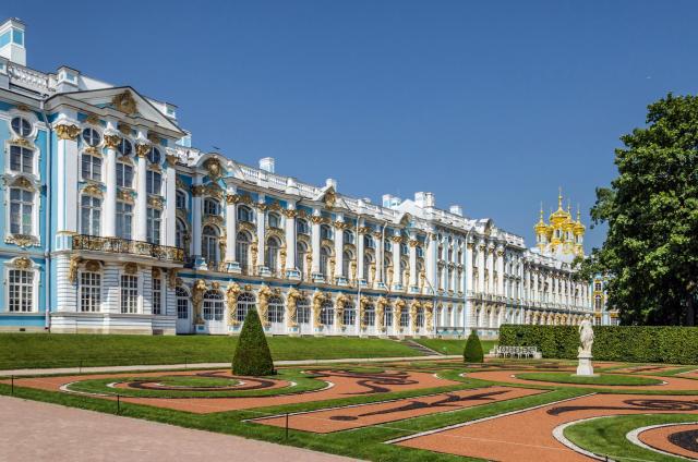 Palác v Cárskom Sele nechala postaviť Katarína