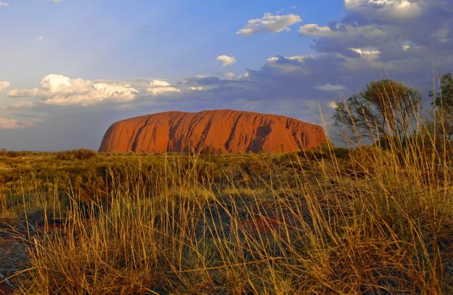 Uluru, resp. starý názov Ayers rock, je najposvätnejšie miesto 