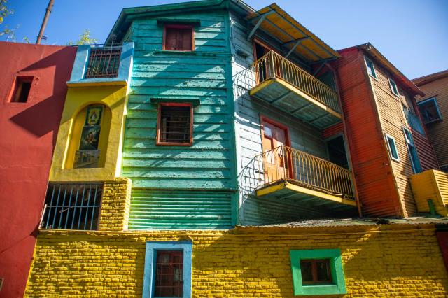 Farebná proletárska štvrť La Boca. foto: Daniela Snováková - 