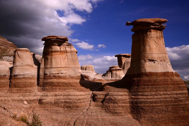 Hoodoos neďaleko Drumheller