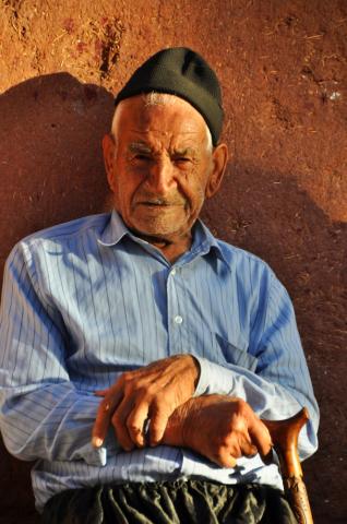 V dedinke Abyaneh stretneme aj milých domácich. foto: Tomáš Kub