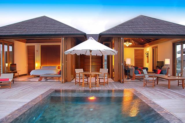 Haven Ocean Suite to je luxusná vodná vila s vlastným, lukratív