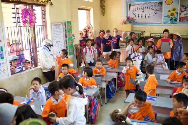  charita vo vietnamskej škole.
foto: Ľuboš FELLNER – 
