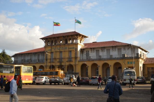 Železničná stanica v Addis Abeba je jednou z konečných staníc n
