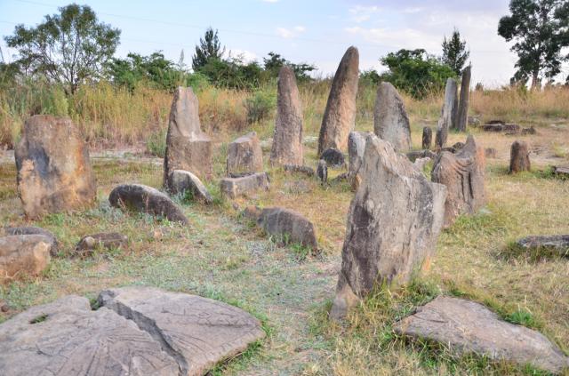 80km na juh od Addis Abeba sa nachádza pamiatka UNESCO, stélové
