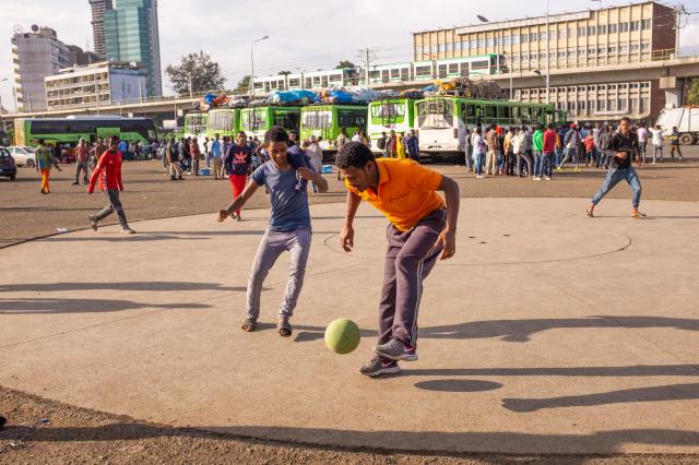 Futbal = Afrika, Afrika = futbal. foto: Katarína Líšková - 