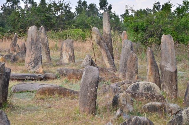 80km na juh od Addis Abeba sa nachádza pamiatka UNESCO, stélové