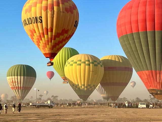Fakultatívny let balónom ponad Luxor rozhodne stojí za to!  fot
