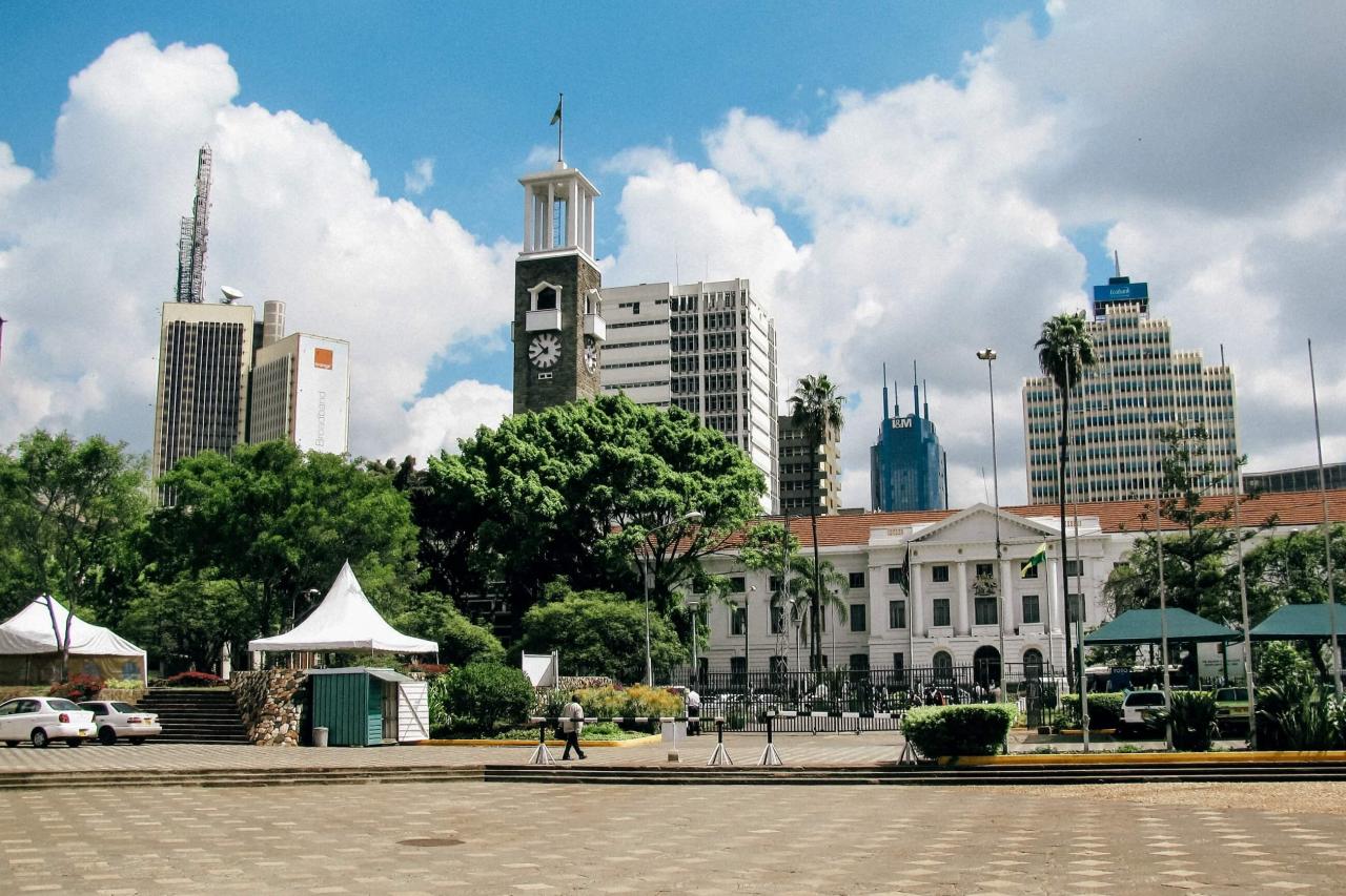 Pristávame takmer na rovníku. Hlavné mesto Kene Nairobi, v hlav
