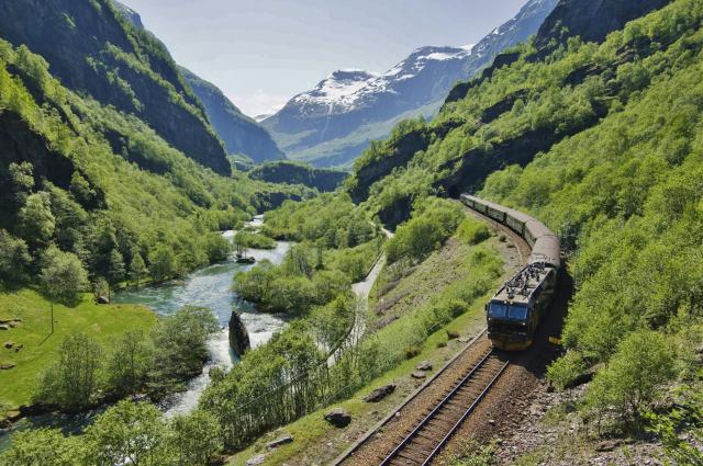 Najkrajšia železnica v Nórsku - Flam-Myrdal