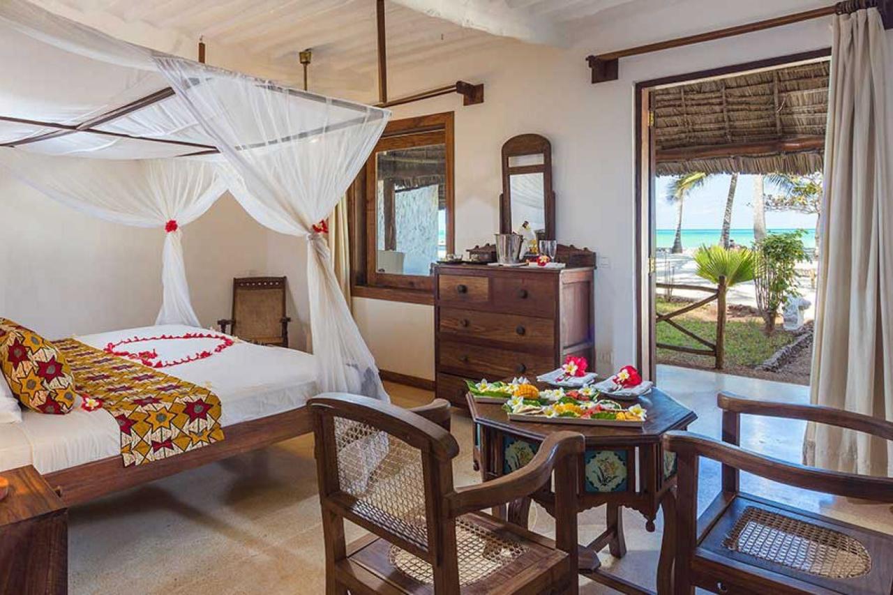 Diamonds Mapenzi Beach resort 4* - izby sú komfortne vybavené s