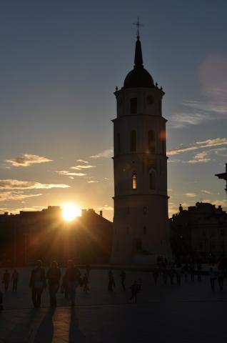 Posledný západ slnka vo Vilniuse.
foto: archív 