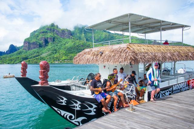 Výlet po lagúne na ostrove Moorea. Foto: Ľuboš Fellner