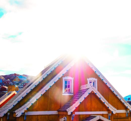 Hlavné mesto Grónska Nuuk je prekvapivo farebné. Foto: archív 