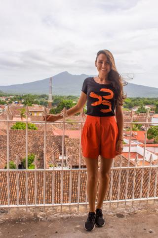 Výhľady na sopku Mombacho, po ktorej je park pomenovaný. Jej po