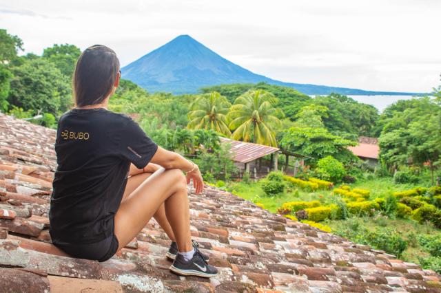 Zelený ostrov Ometepe a jeho aktívny vulkán Concepcion. Výhľady