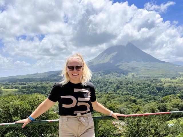 Výhľad na sopku Arenal. Foto: Natália Kapinová -