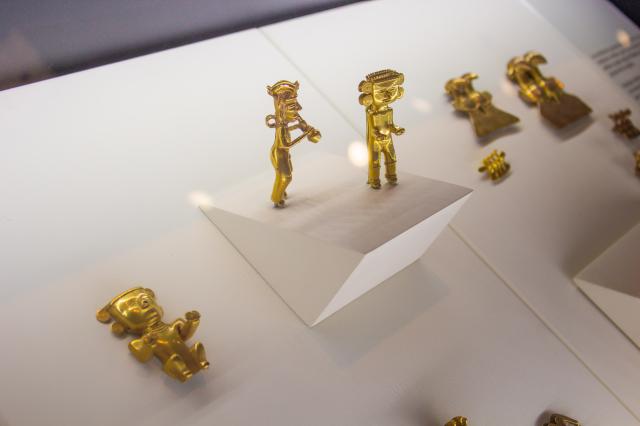 Múzeum má veľkú zbierku 1600 artefaktov predkolumbovského zlata