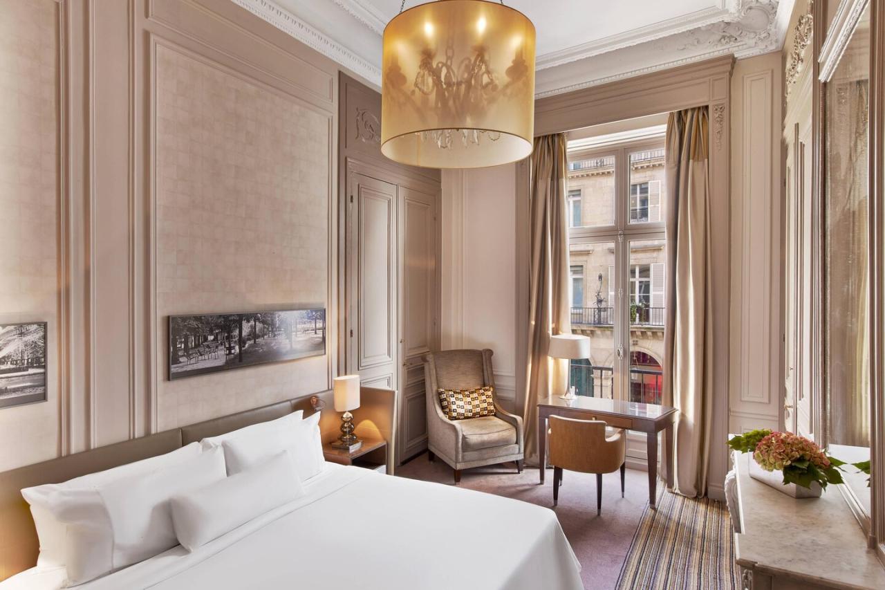 Izba typu Superior room v hoteli Westin Paris. Spríjemnite si c