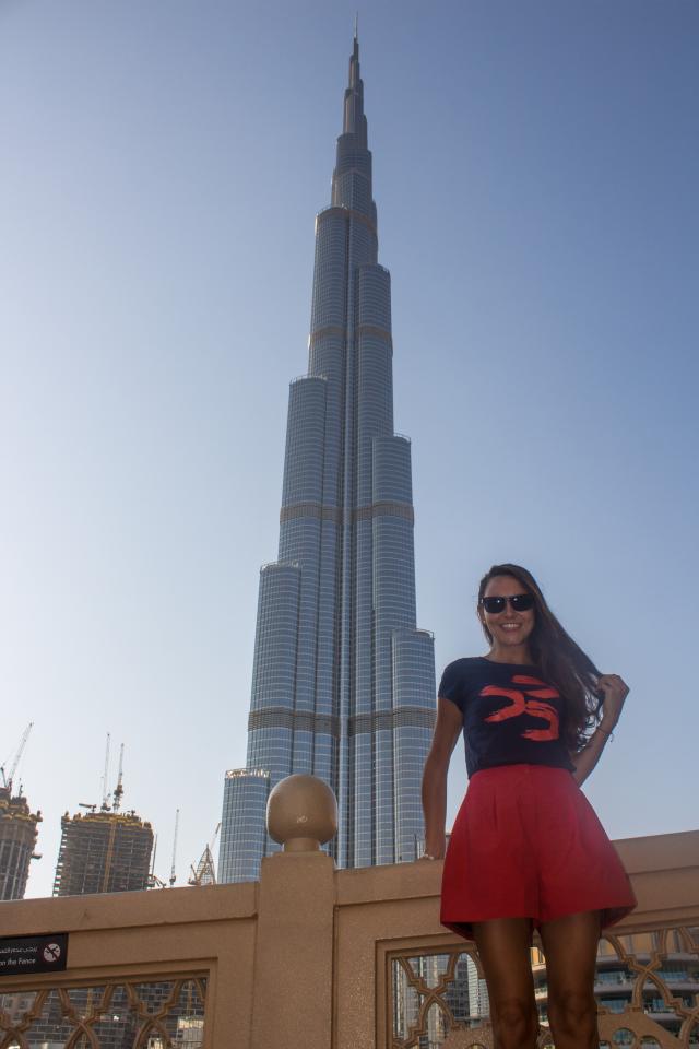 Silueta najvyššej budovy sveta Burj Khalifa a 59-sekundová jazd