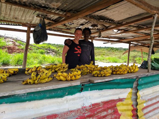 Banány priamo zo zdroja, Surinam. 
foto: Daniela SNOVÁKOVÁ - 