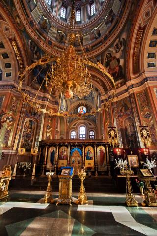 Rusko a jeho ortodoxné chrámy s nádhernými freskami s desiatkam