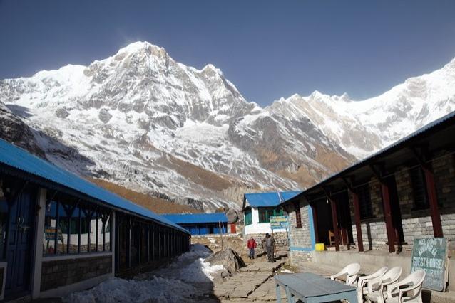 Základný tábor pod Annapurnou. Foto:  Samuel Kĺč