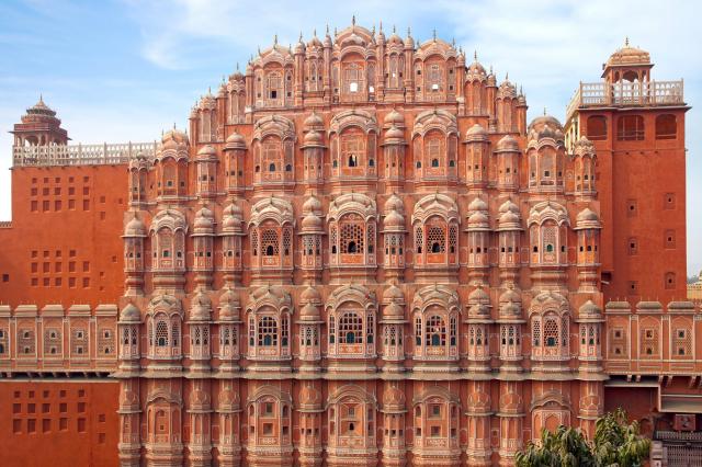Palác vetrov v ružovom meste Jaipur