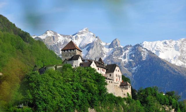 Vaduz - sme v Lichtenštajnsku. foto: František Kekely - 