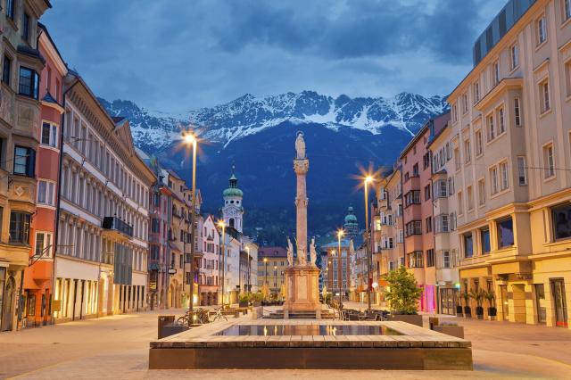 Hlavné mesto rakúskych Álp - Innsbruck. foto: archív 