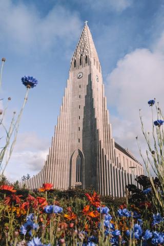 Hallgrímova katedrála, symbol mesta Reykjavík.
foto: Zuzana HÁB
