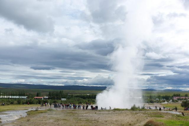 Najznámejší gejzír Islandu Strokkur.
foto: Ľuboš FELLNER – 