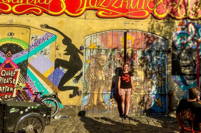 Hipisácka štvrť Christiania je polo nezávislou anarchistickou k
