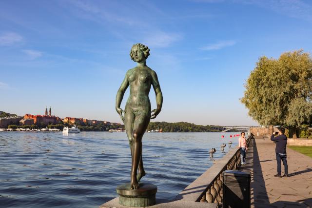 Ráno pri štokholmskej radnici.
foto: Eva ANDREJCOVÁ – 
