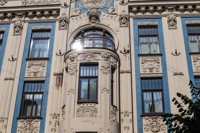 Nádherné secesné budovy Rigy. Najznámejším architektom štýlu Ar