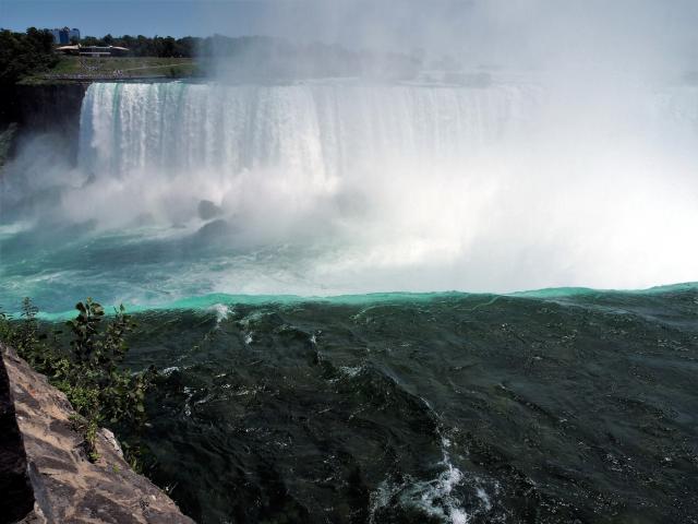 K americkej strane patria American Falls a Bridal Veil Falls, m