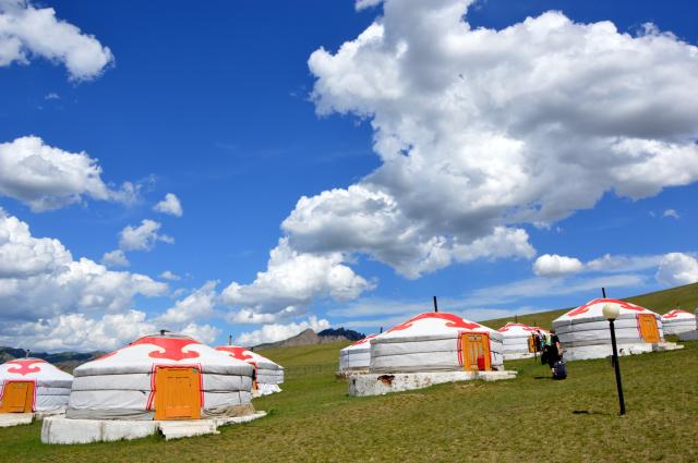 Noc strávime aj v tradičnej jurte akú používajú Mongoli odjakži