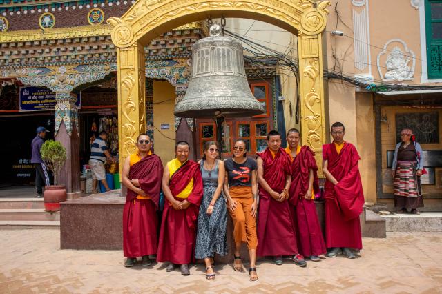 Návrat do Tibetu? Nachádzame sa pri Boudnathe kde žije tibetská