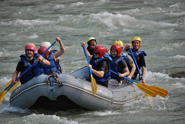 Scénický rafting na rieke Trisuli, Nepál