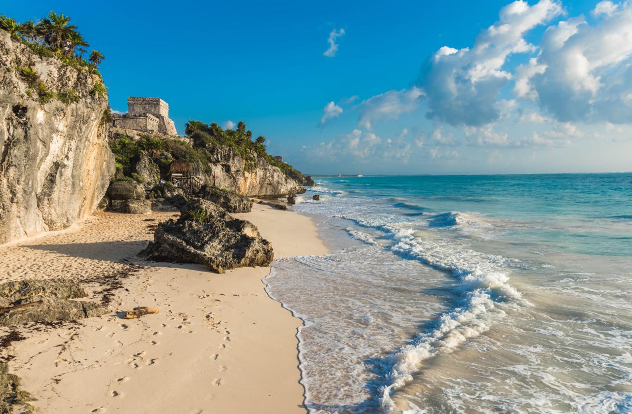 Tulum to je história zasaDeňá do najkrajšieho prímorského prost