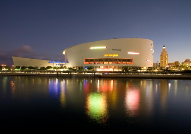 American airlines arena v Miami, domovské ihrisko Miami Heat