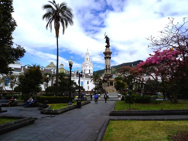 Na prehliadke centra mesta Quito. Foto: Daniela Mihaldová - 