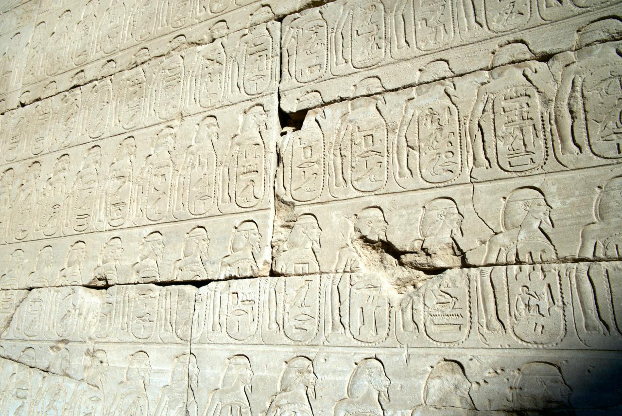 Porazení nepriatelia. Karnacký chrám je kronikou Egypta. Nájdet
