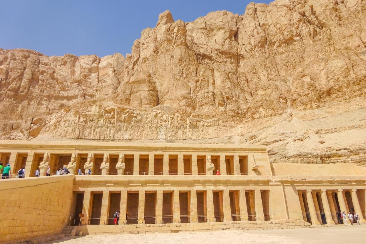 Egyptský klenot - chrám kráľovnej Hatšepsut, ktorú mnohí považo