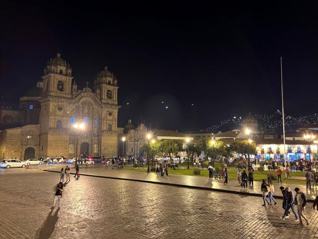 Večerné Cuzco. Foto: Natália Kapinová - 
