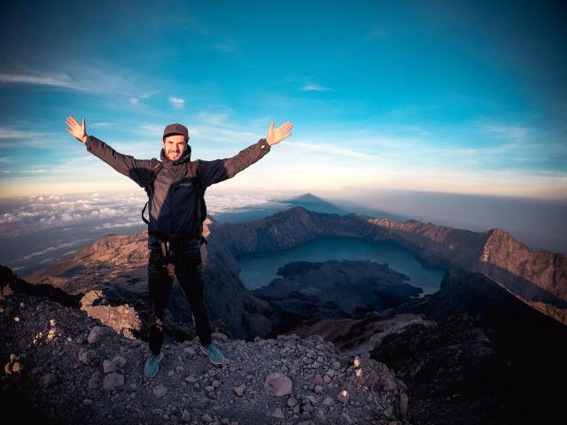 Vrch Rinjani vo výške 3726 metrov. Foto: Martin Šimko - 