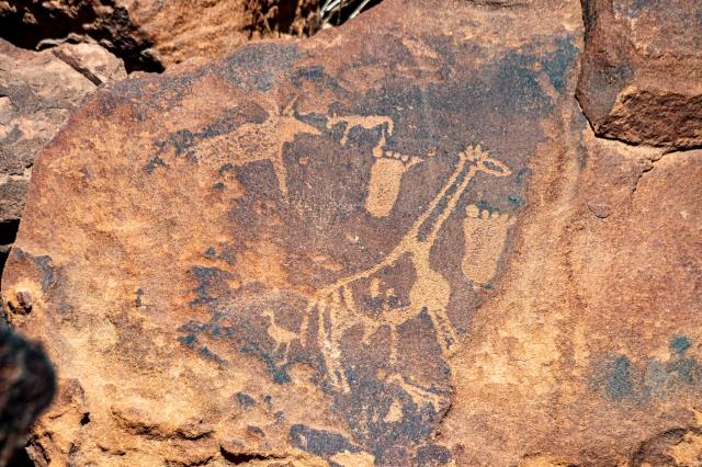 Twyfelfontein je jedno z najlepších nálezísk petroglyfov v Afri